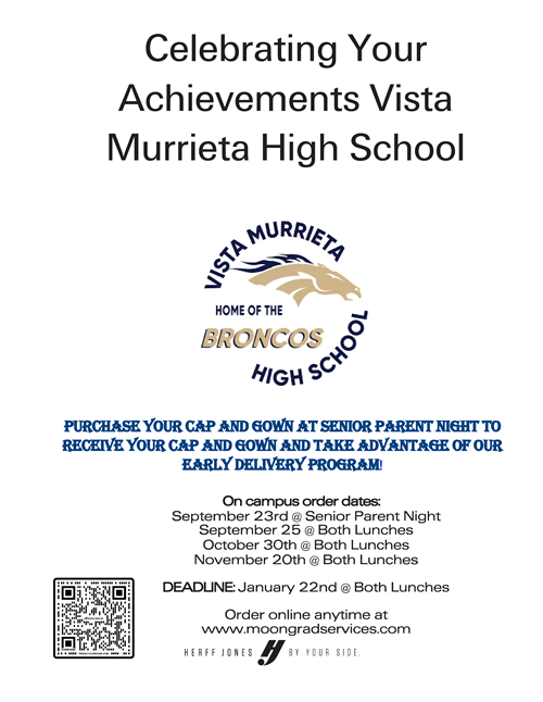 Cap and Gown Order